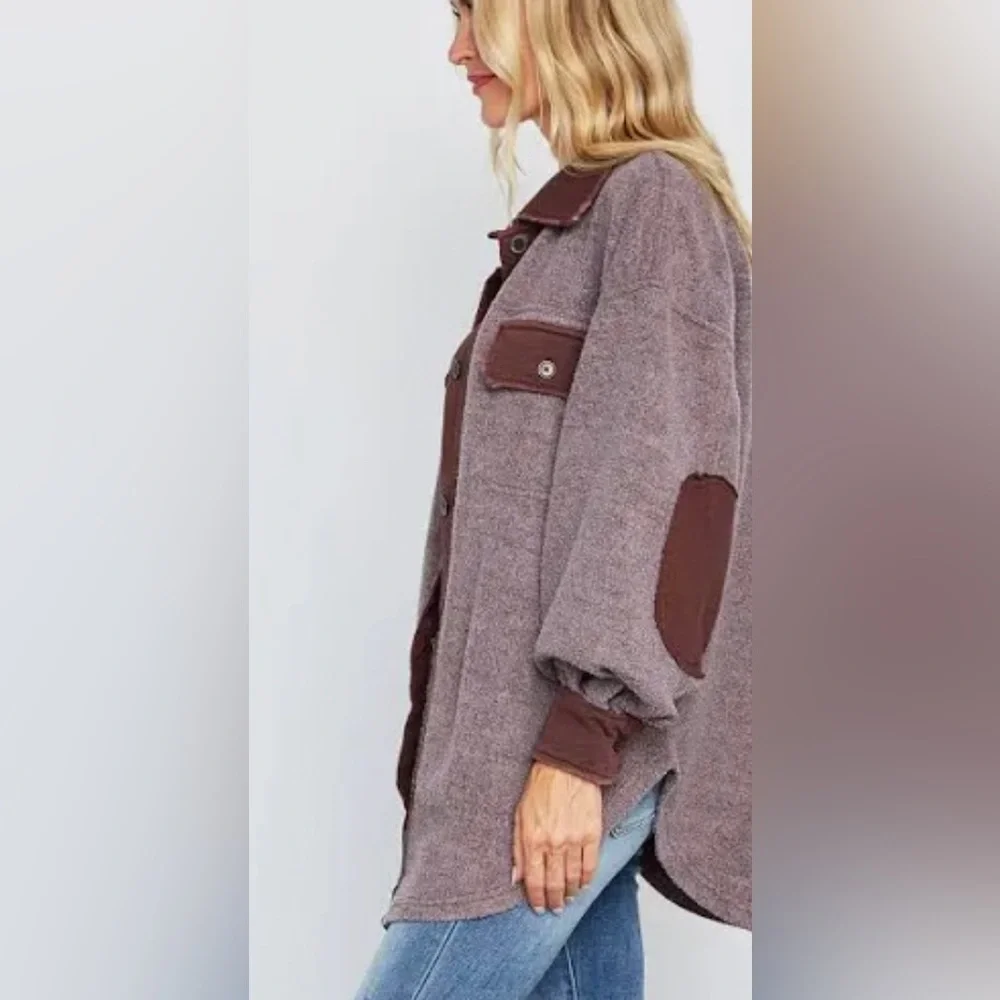 SOLD-FREE PEOPLE RUBY OVERSIZED JACKET - Picture 2 of 7